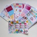 Pearl's Birthday - Erin Condren Life Planner weekly sticker kit for the vertical life planner- Birthday - by Green Darner Designs