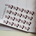 Pearl the Penguin - Happy Mail - functional planner stickers - Happy Planners, Erin Condren, Recollections by Green Darner Designs