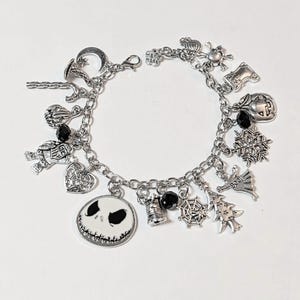 NBC Inspired Charm Bracelet, Halloween Jewelry