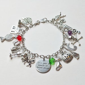 Sanderson Inspired Charm Bracelet, Hocus Pocus Charm Bracelet