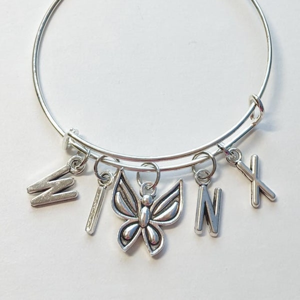 Wink Club Inspired Bangle Charm Bracelet