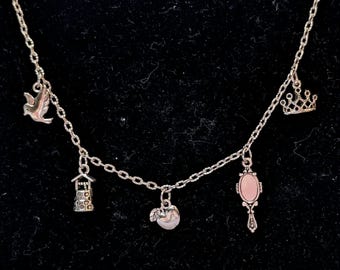 Snow White Inspired Charms Necklace