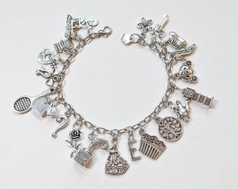 E. Holmes Inspired Charm Bracelet