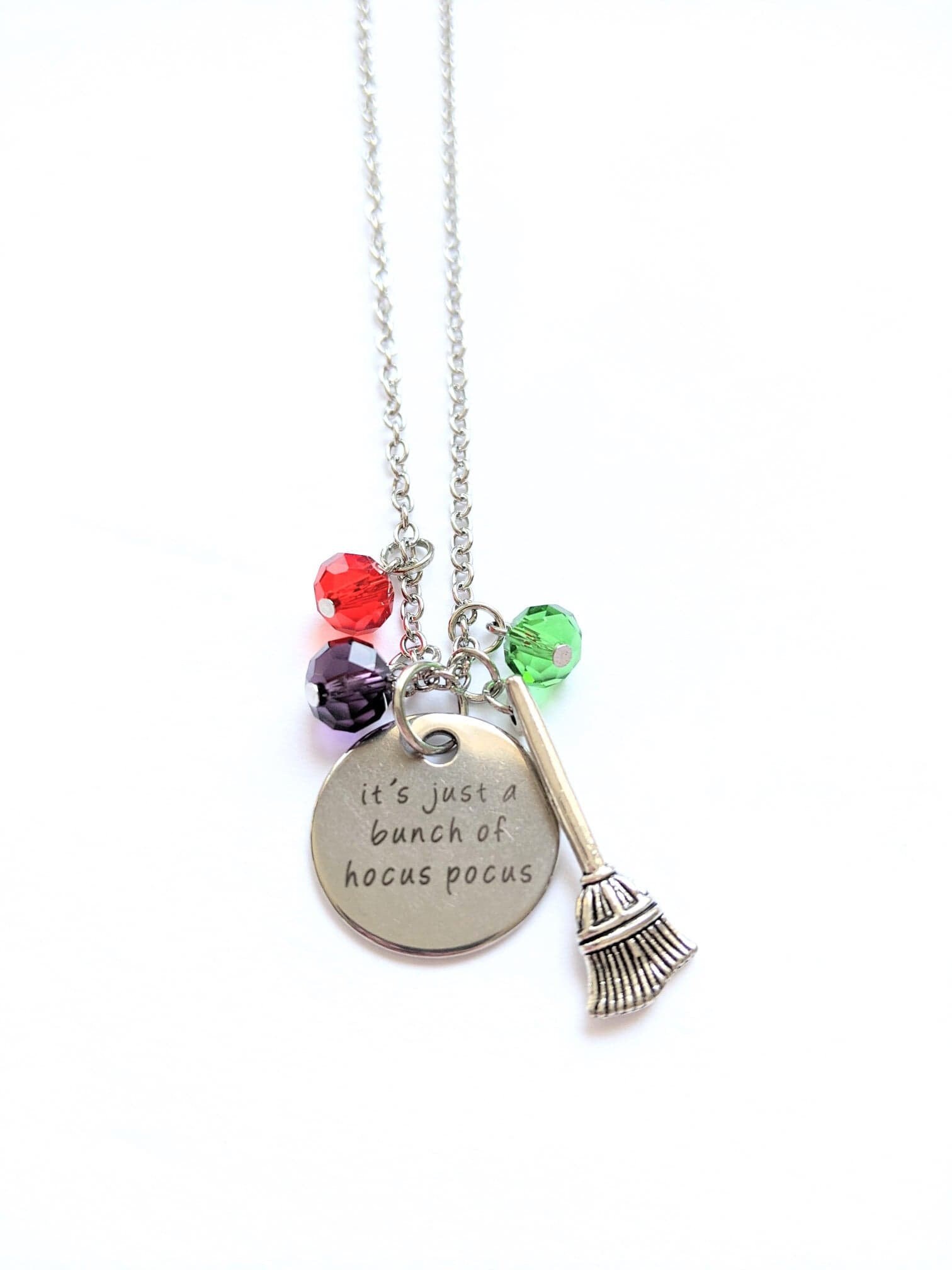 Hocus Pocus Jewelry Sanderson Sister Necklace Halloween Etsy