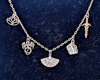 Mulan Inspired Charms Necklace
