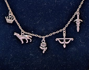 Blood & Ash Inspired Charms Necklace