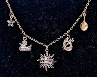 Rapunzel Inspired Charms Necklace