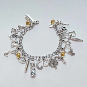 Gold Era Inspired Charm Bracelet, Music Jewelry