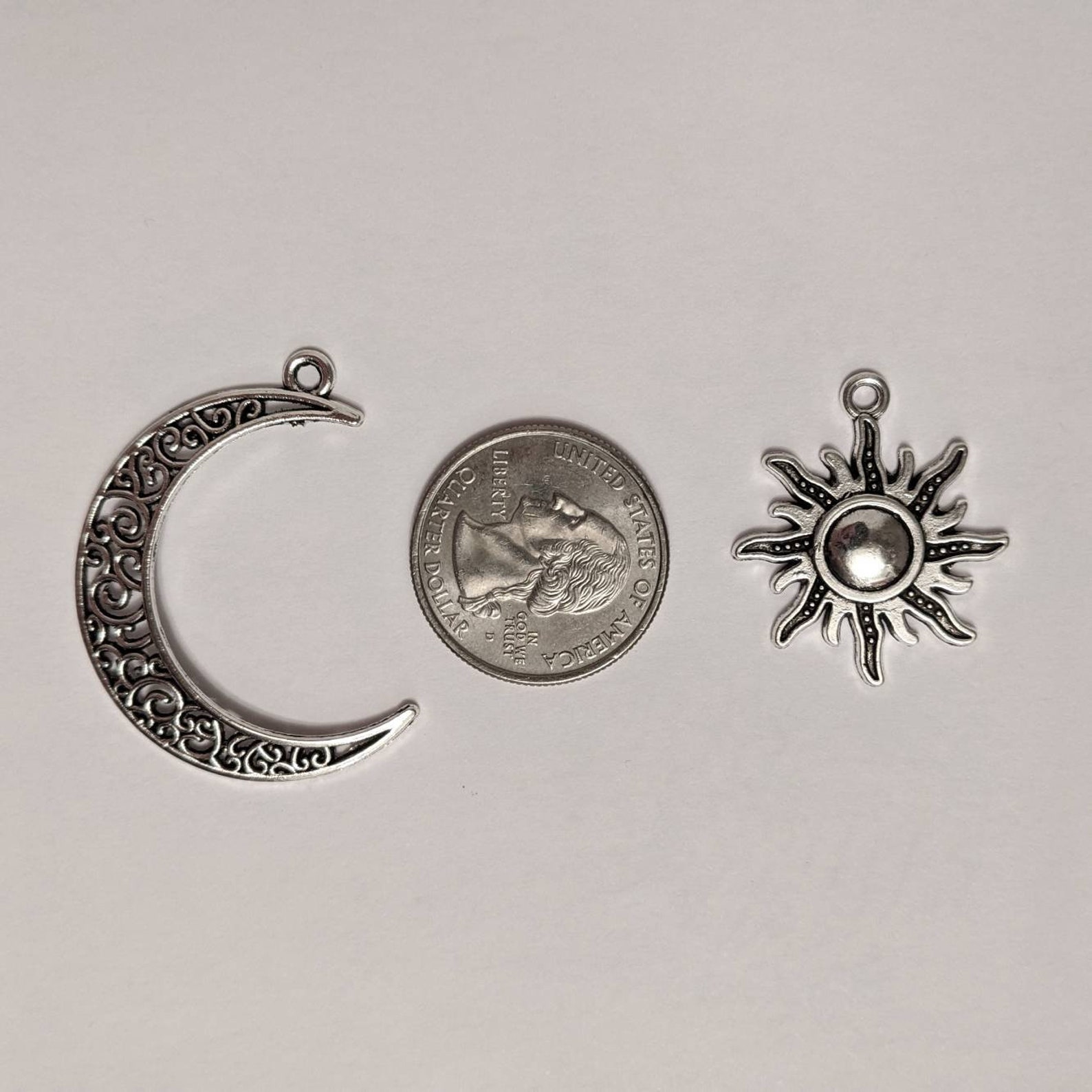 Twitches Inspired Necklaces Crescent Moon and Sun Necklace Etsy