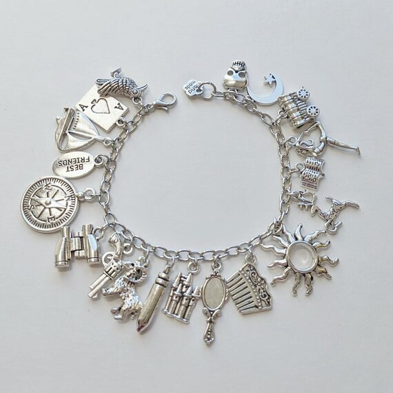 Charm bracelet hotsell etsy