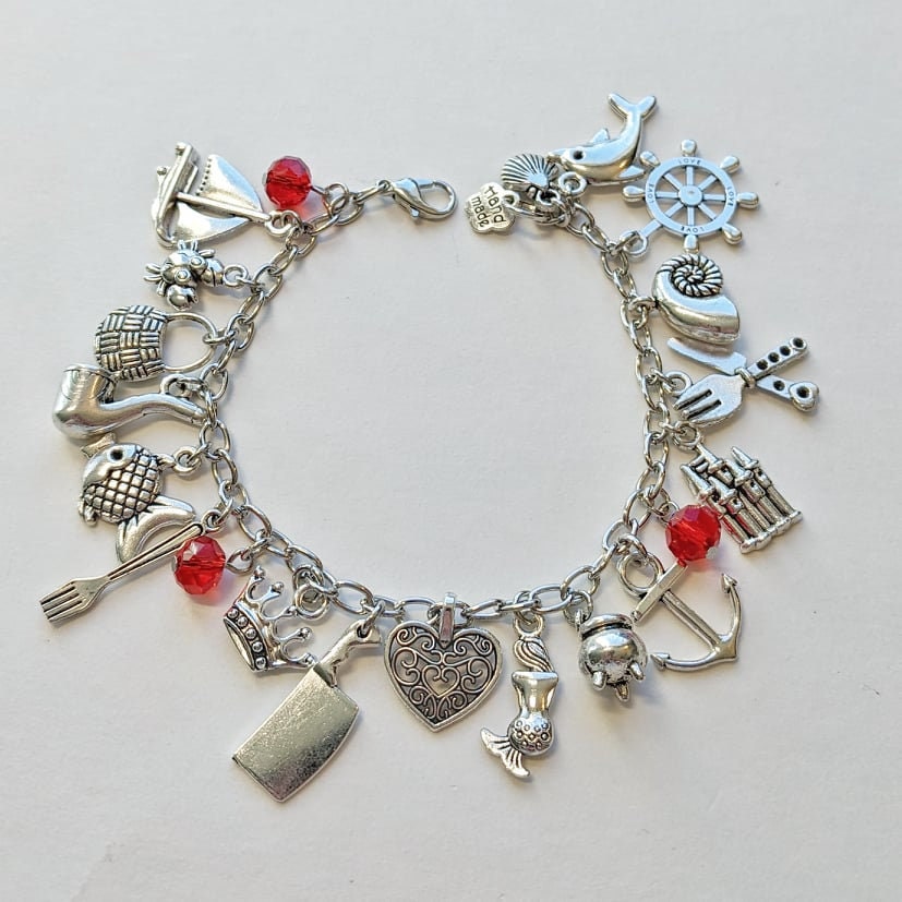 Little mermaid charm bracelet Clearance