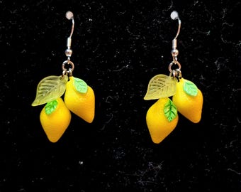 Lemons Dangle Earrings, Summer Vibe
