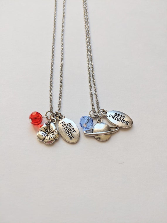 Big Sister Little Sister Disney Anime Lilo & Stitch Best Friends Necklaces  for Lili and Stitch Statement Necklaces Women 2023 - AliExpress