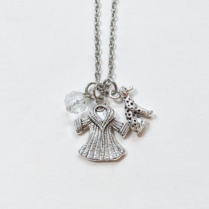 Cruella Inspired Necklace, Charmed Necklace