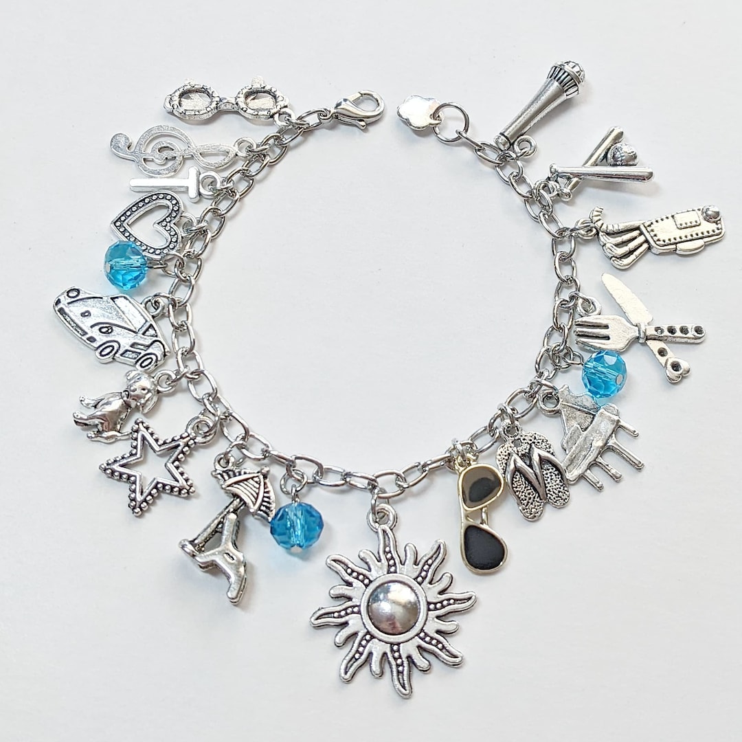 High School Musical 2 Inspired Charm Bracelet, Summertime