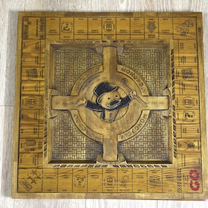 Wood Monopoly Game, Handmade Laser Cut Wooden Board, Special Edition Monopoly