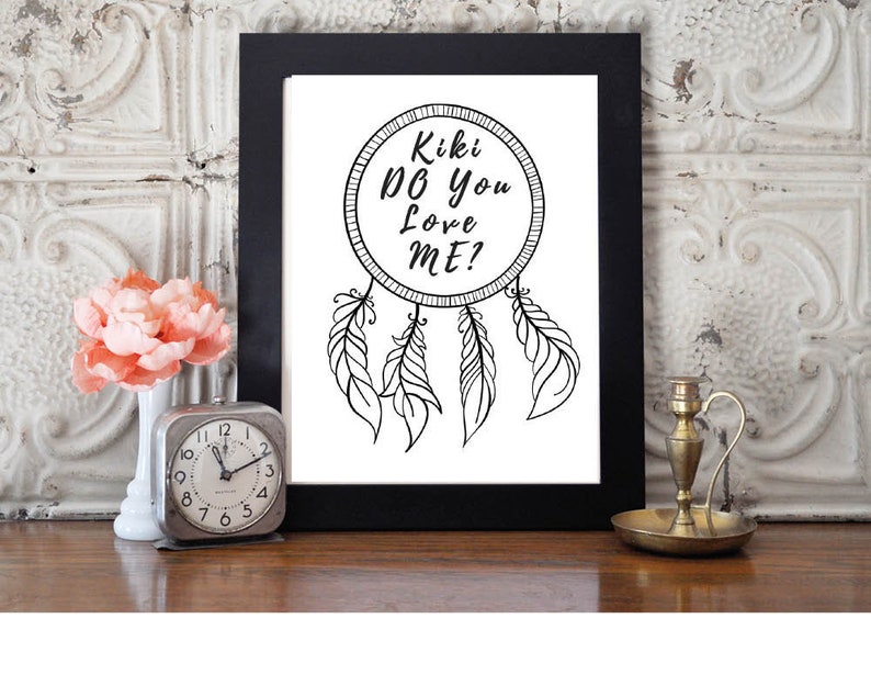 Kiki Do You Love Me In My Feelings Drake Digital Download Etsy