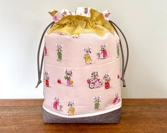 Berry Picking - Knitting & Crochet Project Bag