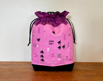 Very Superstitious - Knitting and Crochet Project Bag