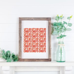 Let's Go Chiefs, Chiefs Download, Chiefs Decor, Kansas City Chiefs, KC Wolf, KC Chiefs Art, Chiefs Print, Chiefs Download, Andy Reid Print