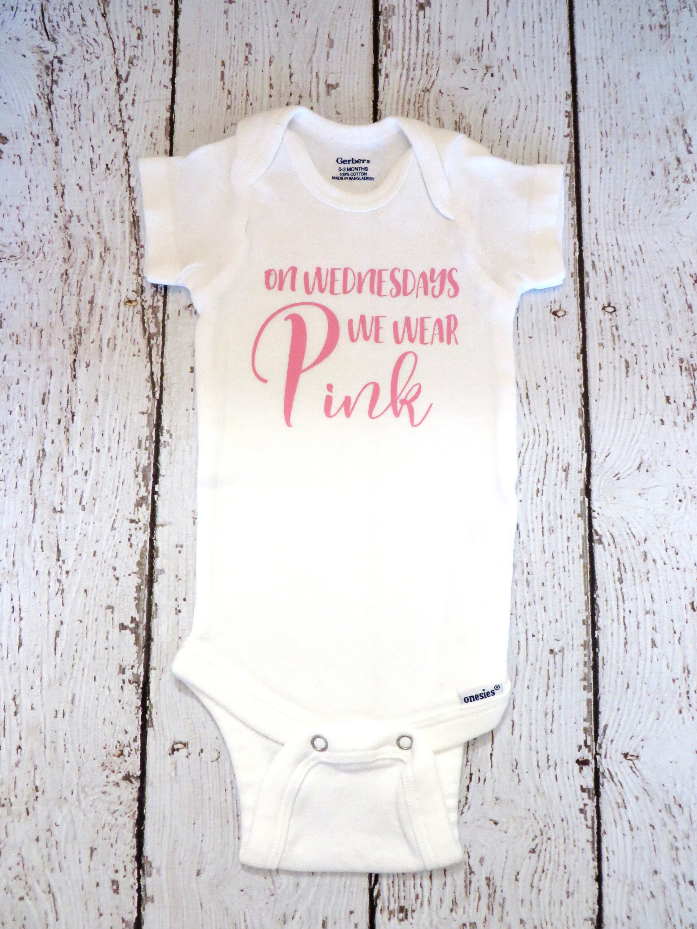 girls pink onesie