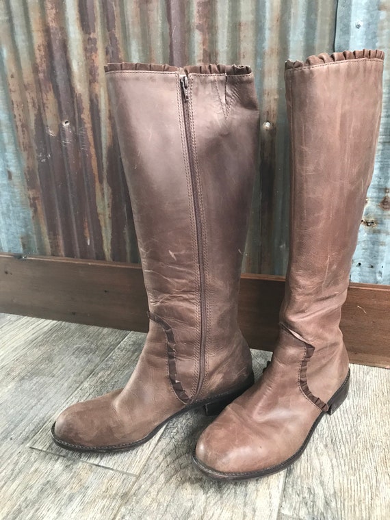 Vintage Anthropolgie leather boots - image 2
