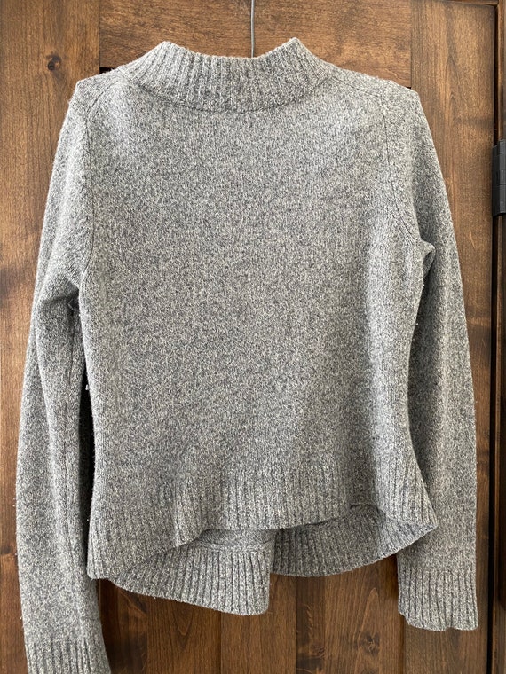 Womens Vintage Grey Sweater - image 3