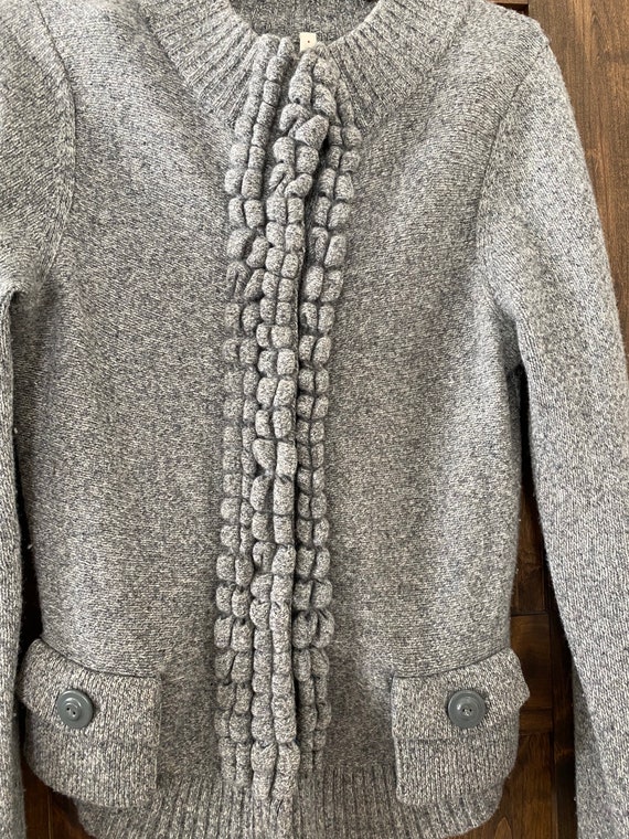 Womens Vintage Grey Sweater - image 1