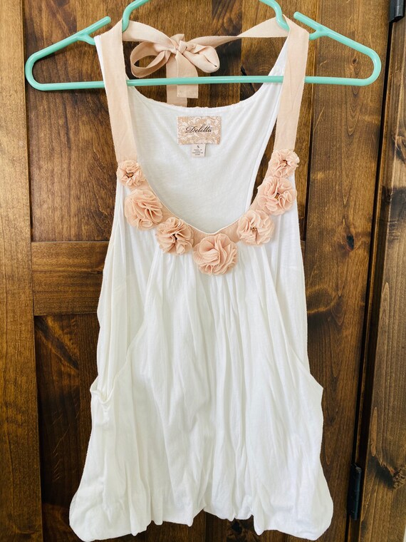 Womens vintage tank top Gem