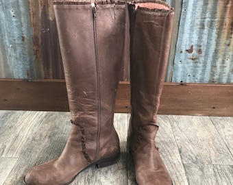 Vintage Anthropolgie leather boots