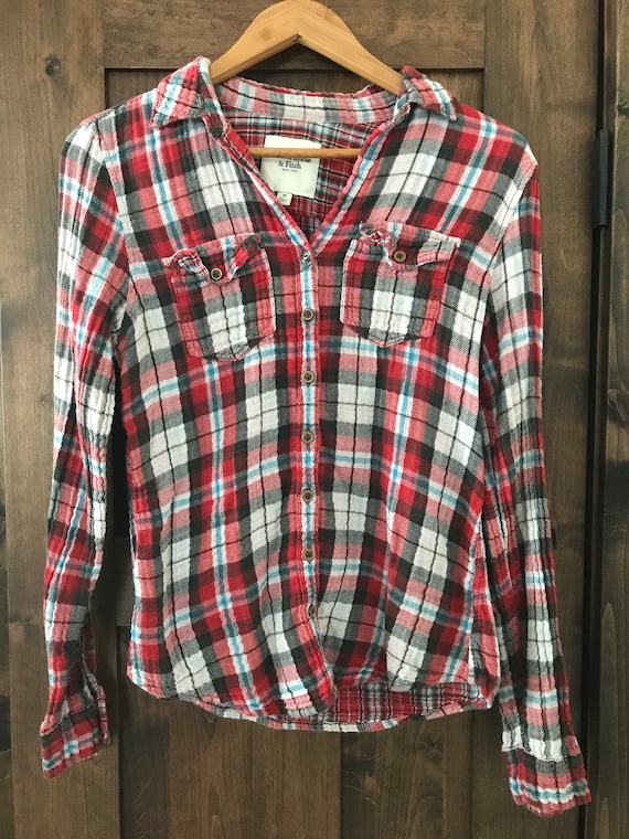 abercrombie and fitch flannel shirt