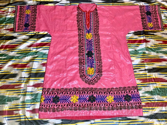 SALE Uzbek Tadjik Vintage Handmade Embroidery Suzani Dress | Etsy