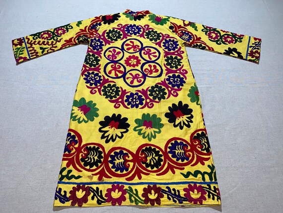 UZBEK CHAPAN, vintage suzani coat, handmade uzbek… - image 4