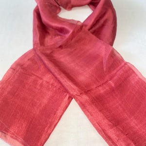 Uzbek Silk Scarf Vintage style Shawl Uzbekistan handmade handwoven Pure silkworm Silk Scarves