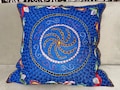 Uzbek Silk Embroidered Suzani Pillow Cover: Vintage Cushion (60x60 cm) product logo