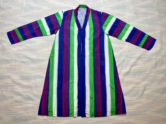 Antique Uzbek Chapan Handwoven Uzbekistan Robe Dre