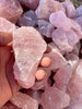 Natural Raw Small, Medium, or Large Rose Quartz Crystal. Top quality from Madagascar!