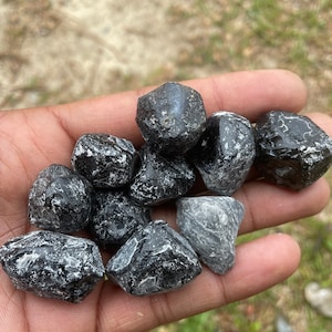 Natural Apache Tear Obsidian Specimens - Grounding and Protective Stones (small)