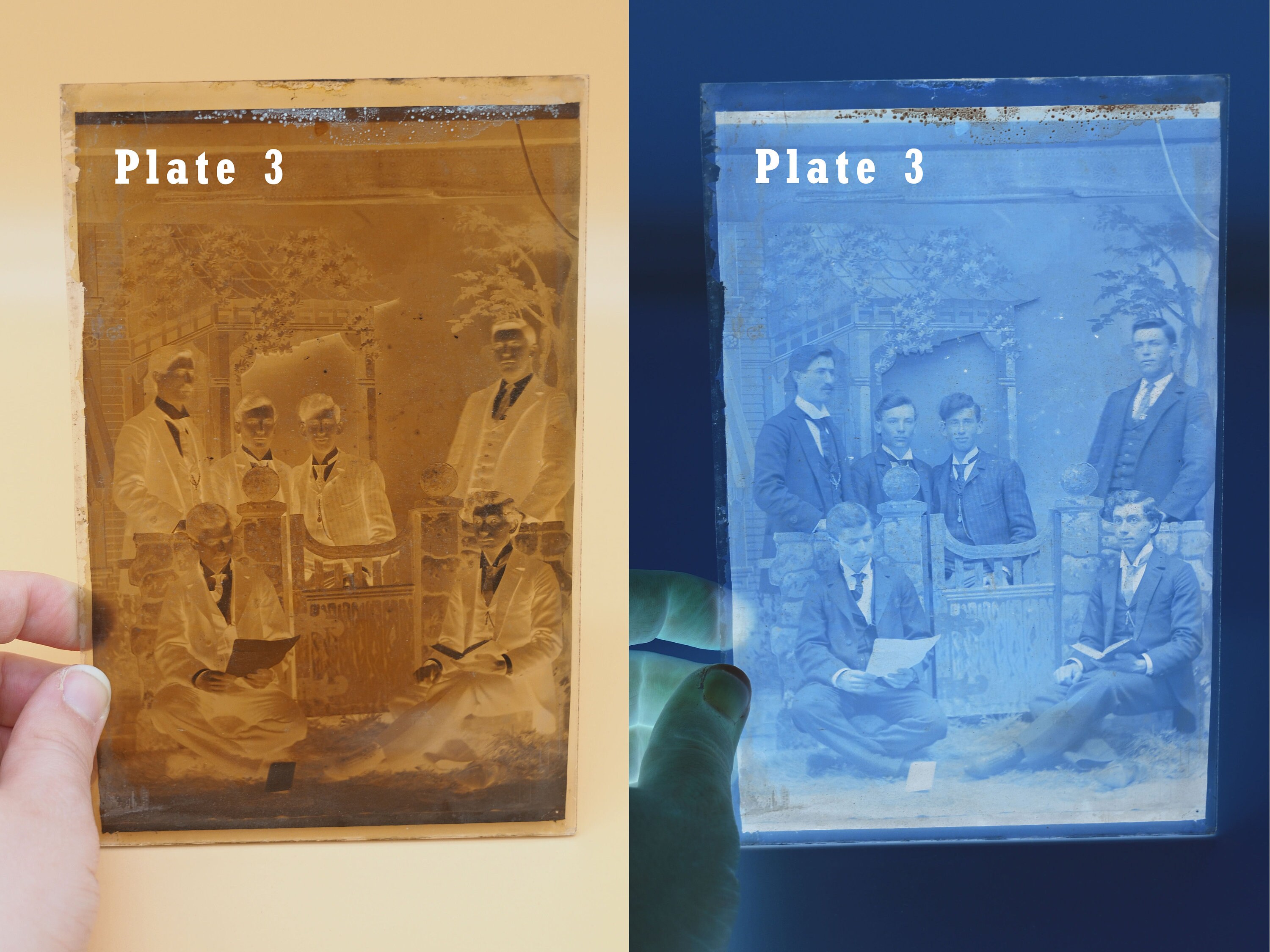 7 Different Antique Glass Gelatin Dry Plate Negative Photos Etsy