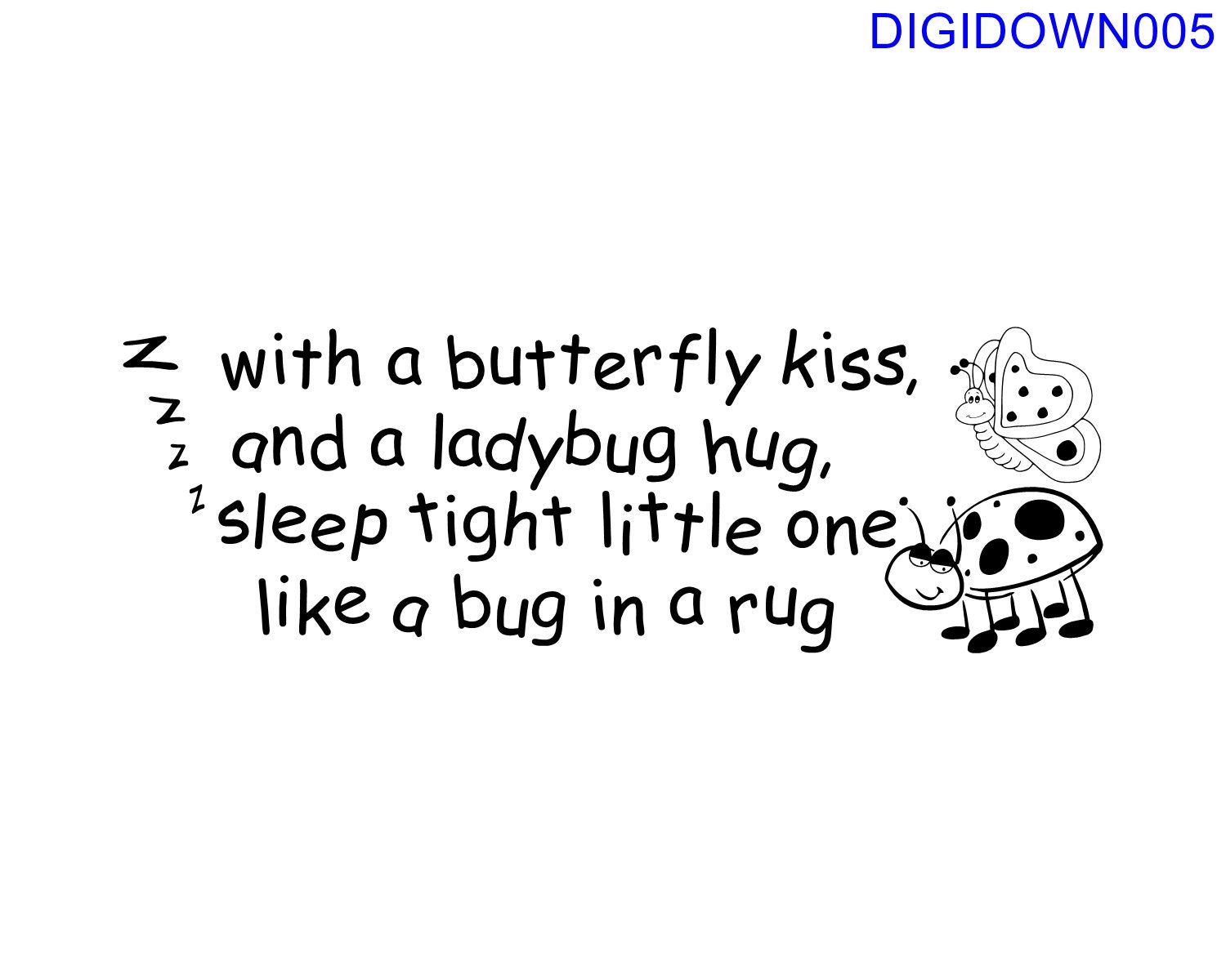 Download With A Butterfly Kiss And A Ladybug Hug Svg Cut File Mtc Etsy