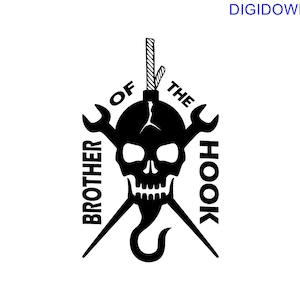 Irmão do Gancho com Caveira – Arquivo de corte SVG (mtc, svg, pdf, eps, ai, dxf, png e jpg) ~ DIGIDOWN073