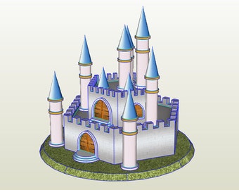 Zamek / Zamek, WordarStore. Papercraft / Pepakura.