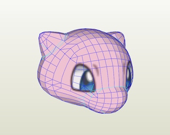 Mew Mask / Mew Mask, wszechświat pokemonów. Papercraft / Pepakura.