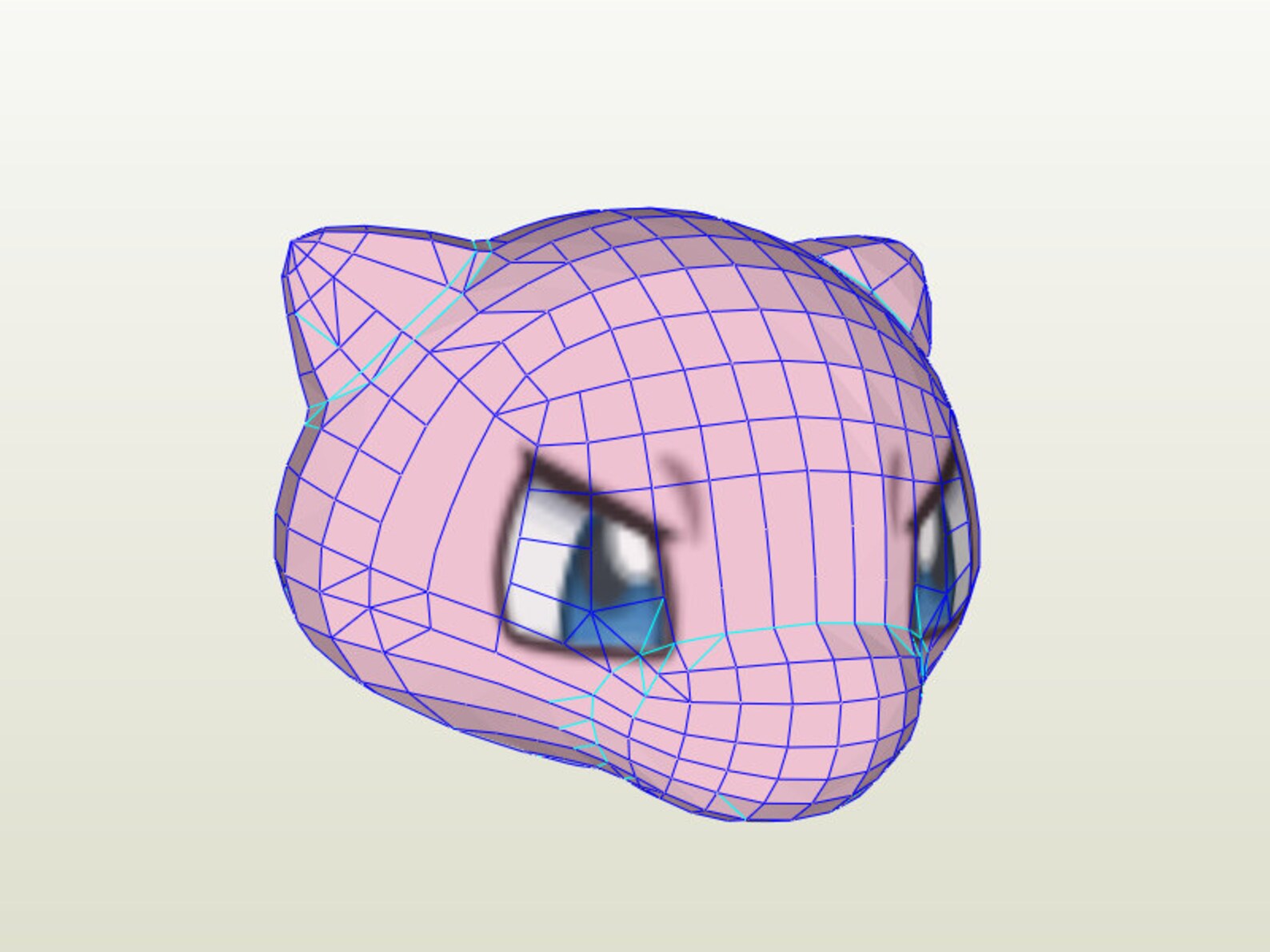 Mehow Mask Mew Mask / Mew Mask, Pokemon Universe. Papercraft / Pepakura. - Etsy