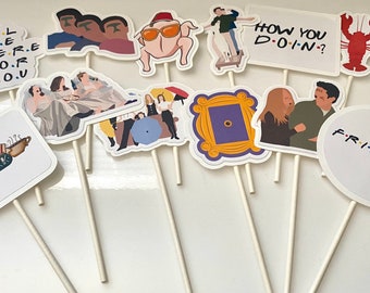 Friends Cupcakes Toppers Friends TV Show Party Decoration - Etsy