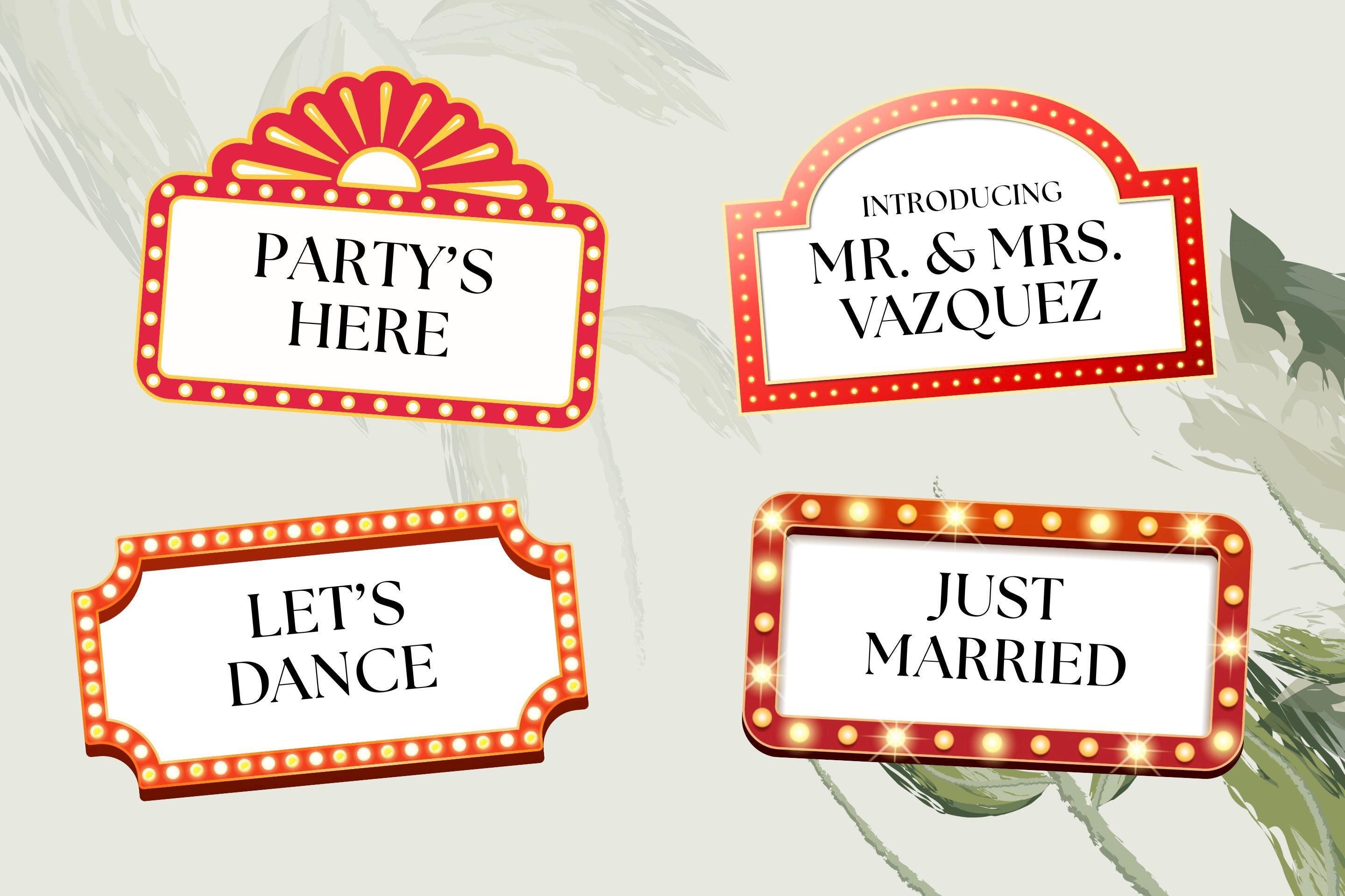 Bridal Party Entrance Sign | Club Sign | Wedding Reception Bottle Service Sign | Wedding Entrance | Bachelorette Party | Bachelor Party