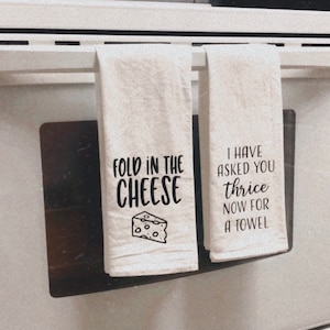 TV Show Quotes Kitchen Towels | Housewarming Gift | Gift for Friend | Home Decor