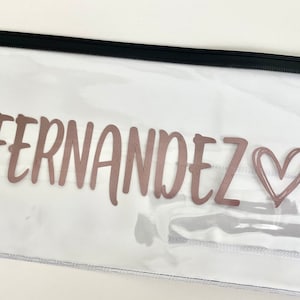 Clear Money Bag | Passport Bag | Personalized Clear Bag | Money Pouch | Bank Bag | Cash Envelopes | Receipt Bag | Budget Binder