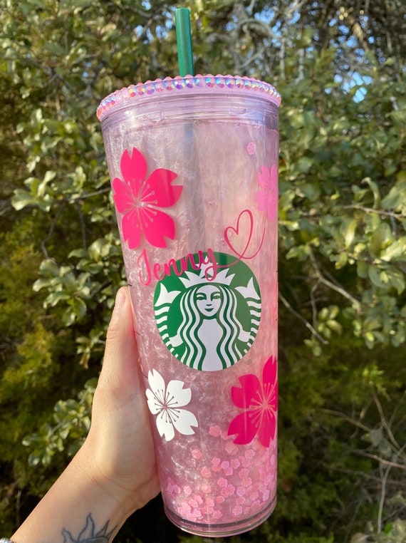 Tumbler with lid and Straw Starbucks Venti Reusable Iced Coffee Cold