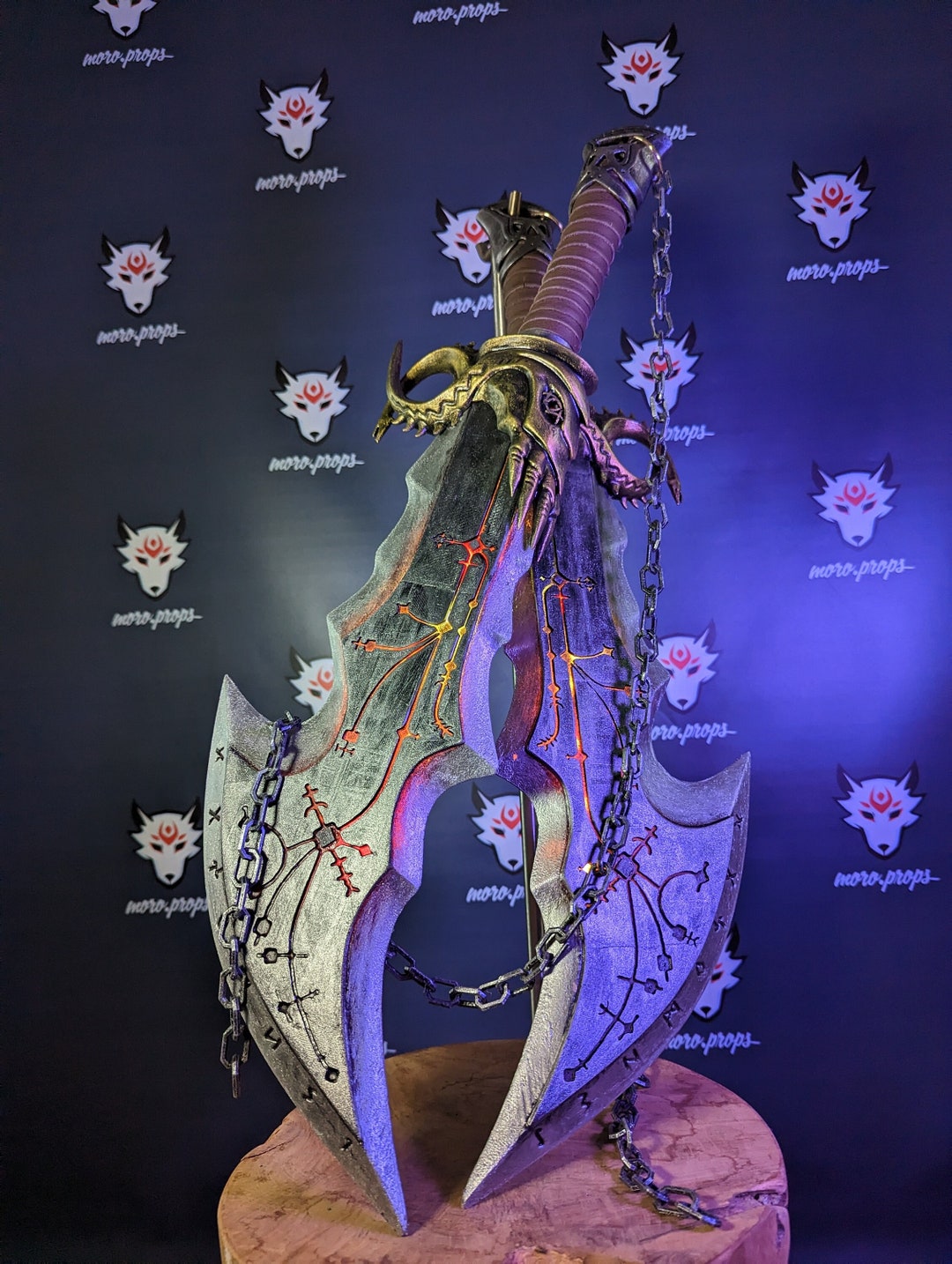 Blades of Chaos Replica Cosplay Prop Etsy